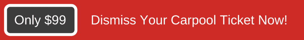 Cost of CA carpool ticket