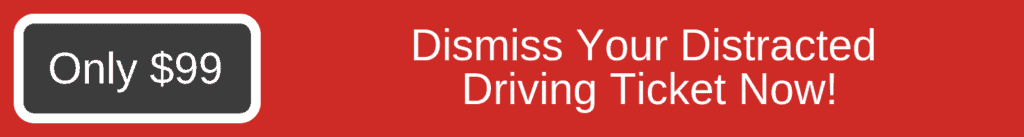 Cost of CA distracted driving ticket